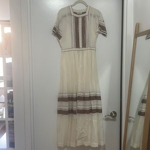 Loveshackfancy Maxi Embroidered Dress